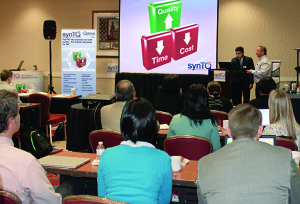 News from synTQ user conference underlines a shift in development and production technology for the pharma industry